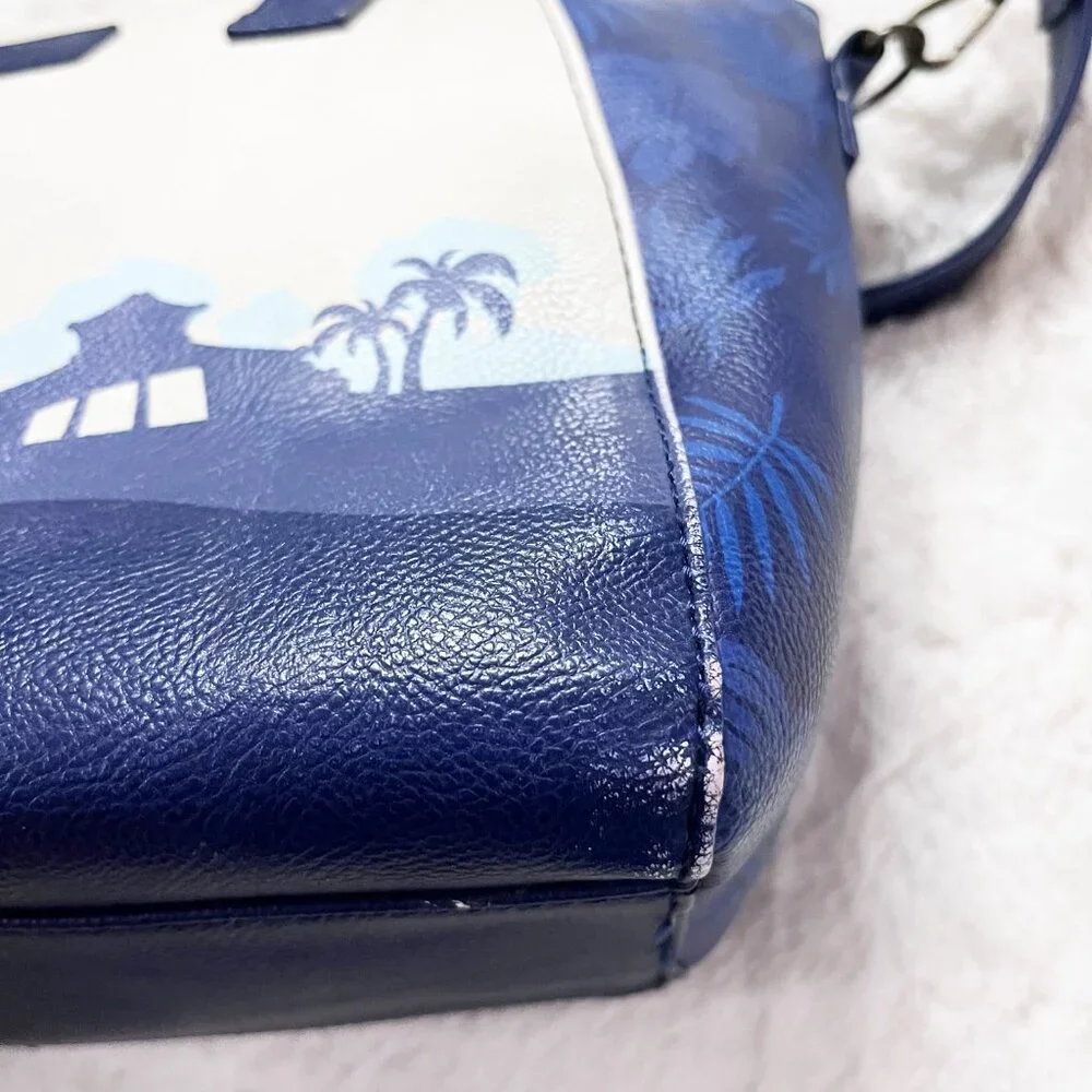 Loungefly Disney Lilo‎ And Stitch Dark Blue Satchel Bag
